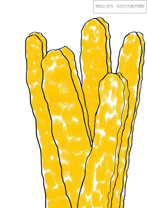 美味的油条儿童画