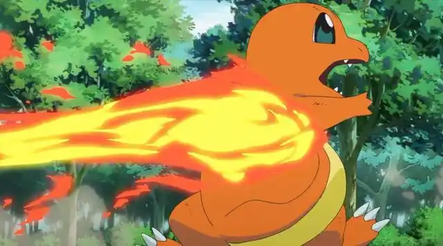 《神奇宝贝》里小火龙尾巴火苗的描述,真实情况是作者的设定反了