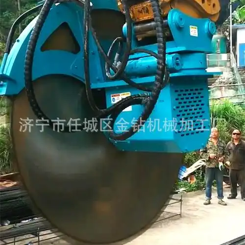 圆盘锯隧道切割锯 挖机液压岩石锯 混凝土路面切割机75挖机锯现货