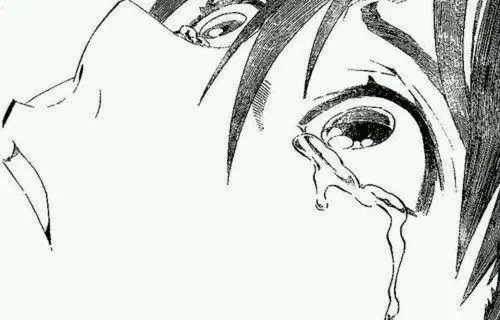 「黑白,线条系」动漫 头像 壁纸 眼泪 男