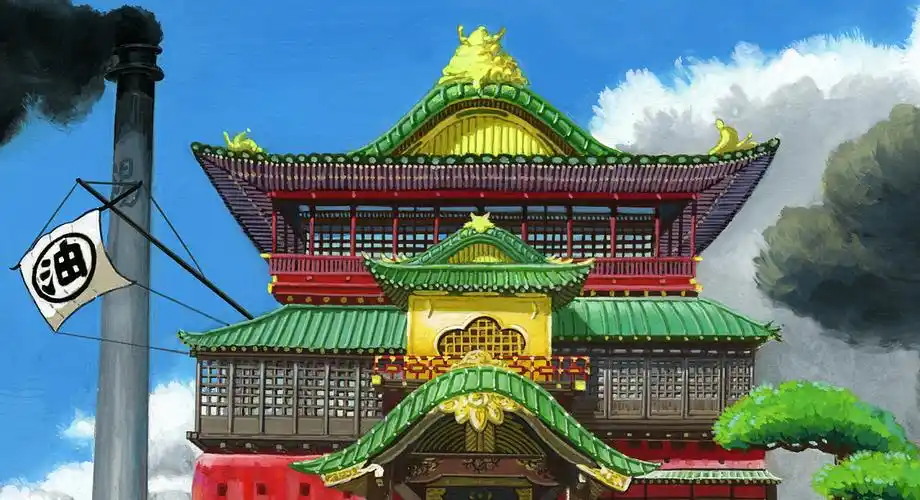 宫崎骏动画《千与千寻》中的汤屋