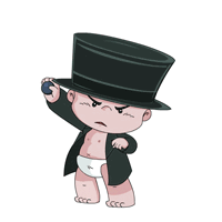 小破孩变身007表情包 - 小破孩官网—很浪漫很厚道