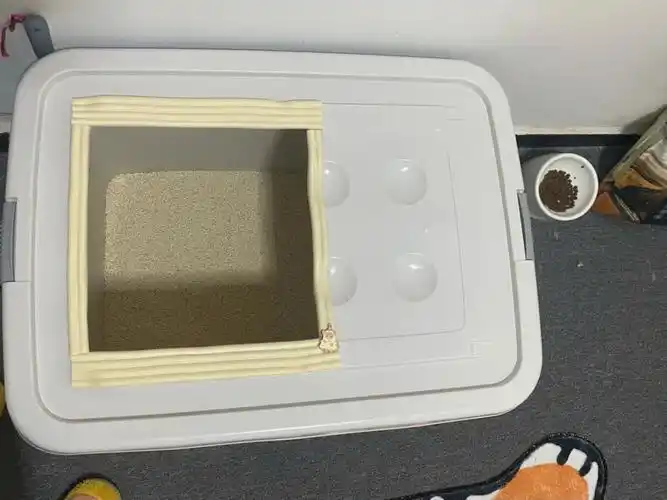 自制巨大超便宜猫砂盆