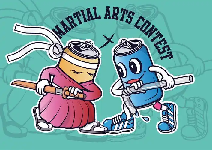 易拉罐比武大赛|插画|商业插画|芋泥嘟嘟包 - 原创作品 - 站酷 (zcool