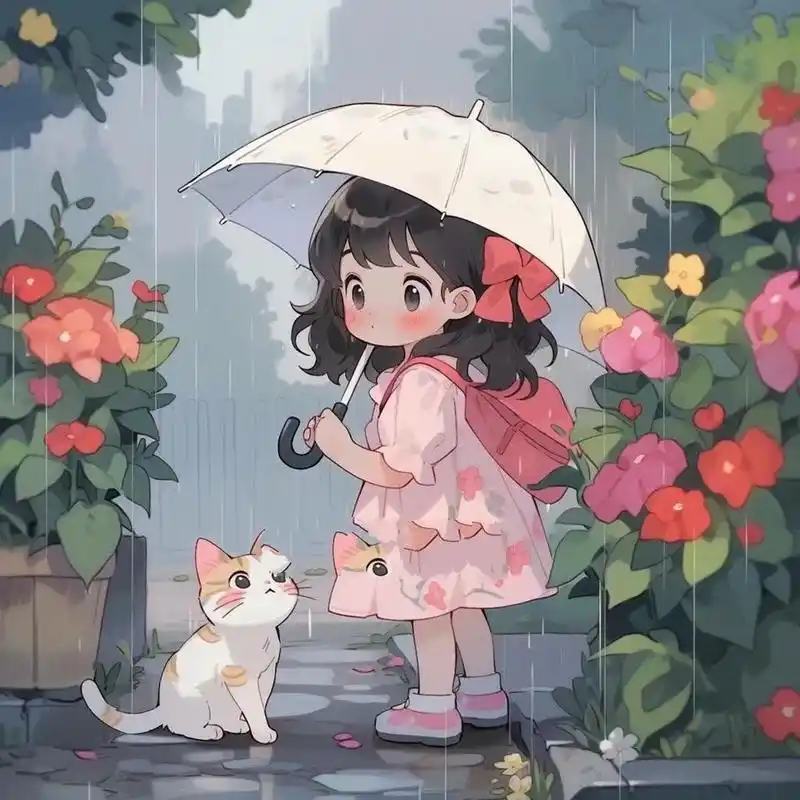 谁不想拥有一个小甜妹的头像,简直给我萌化