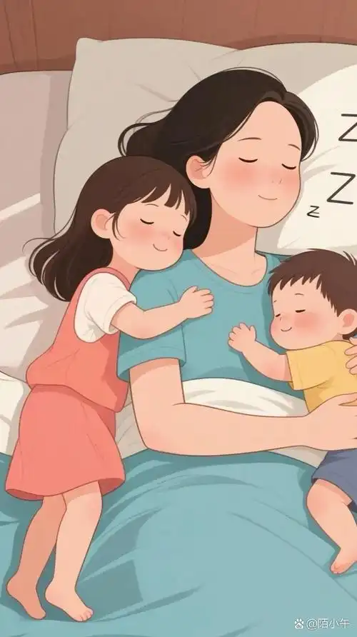 一个很奇妙的事情    晚上很晚了孩子们还是很活跃