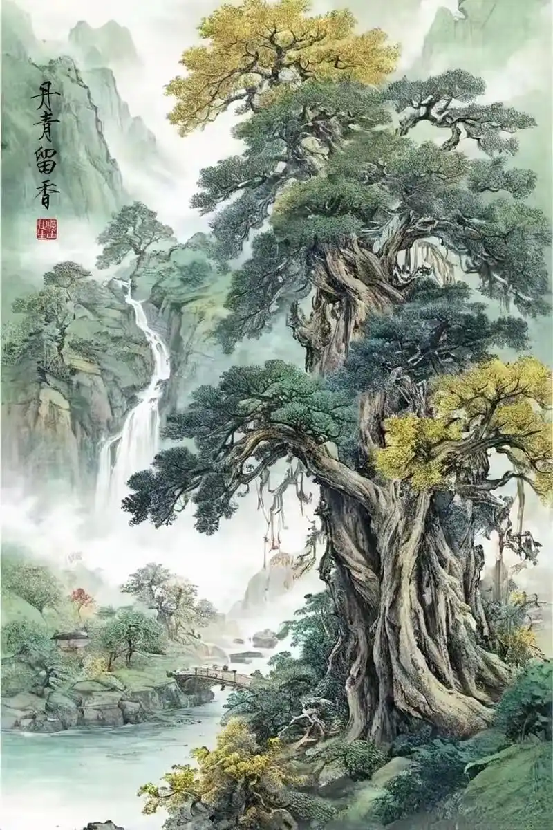 水墨丹青|深山古树