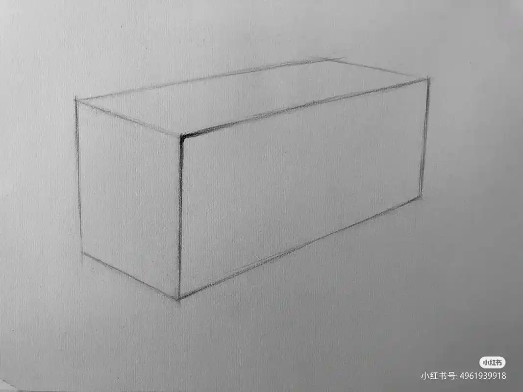 长方体素描讲解 - 抖音