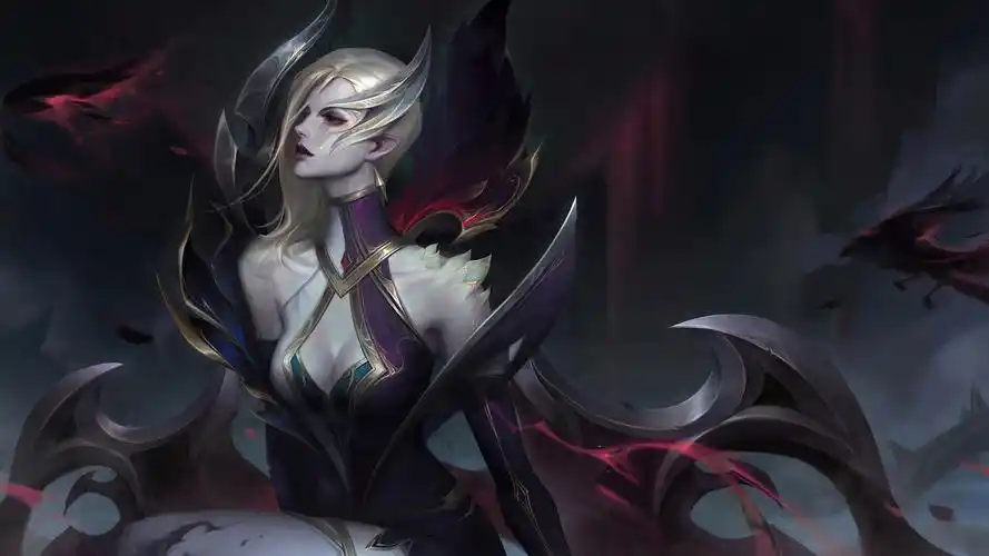 lol英雄联盟 堕落天使 莫甘娜 morgana 至尊魔女 4k壁纸