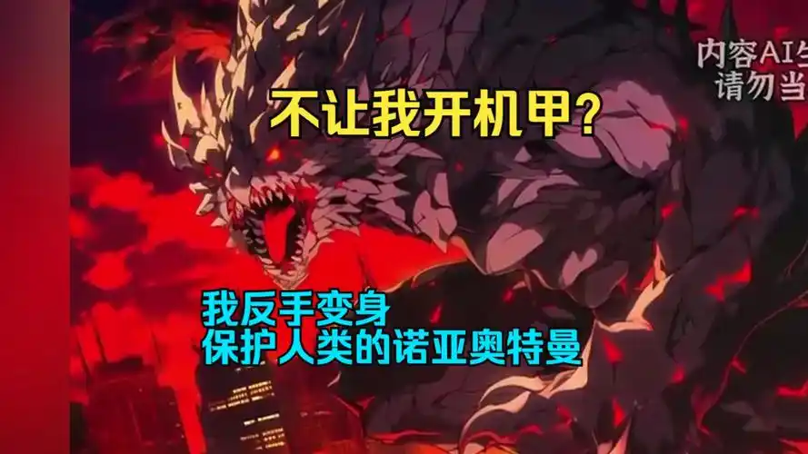 我反手变身保护人类的诺亚奥特曼,因忌惮我恐怖的实力,人类竟驾驶机甲