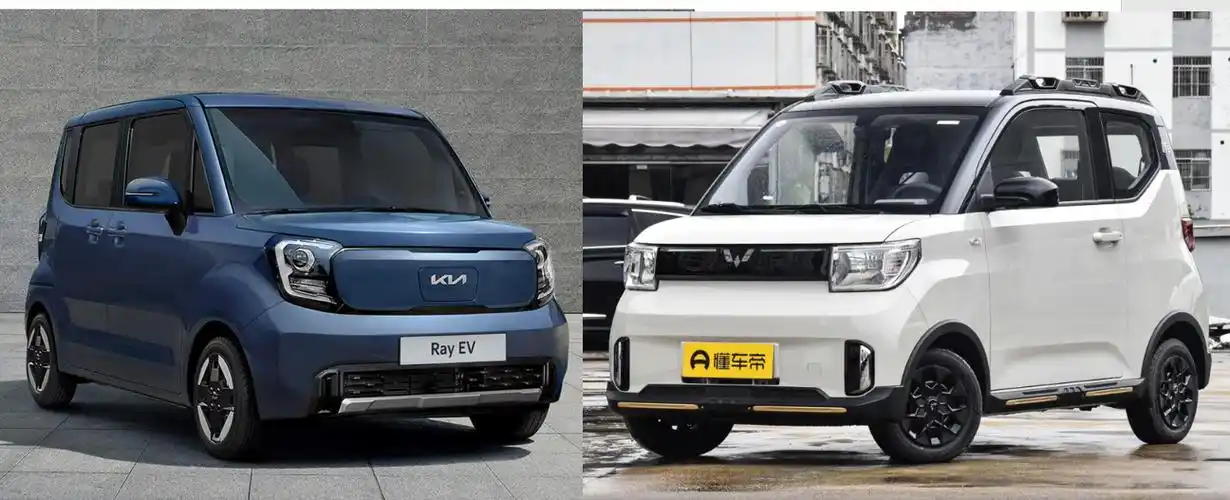 不过,起亚的ray ev虽然是超小车型,但是车身尺寸比五菱宏光mini ev