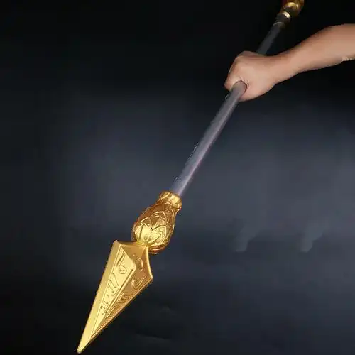 哪吒 红缨枪 大号pu1:1火尖枪 电影 漫展 道具-阿里巴巴