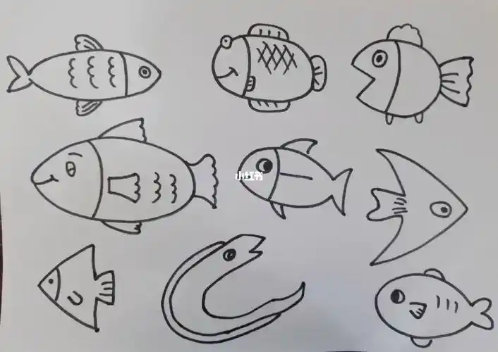 小鱼简笔画