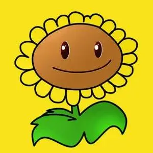 向日葵的微笑_可爱卡通头像图片_扣扣居