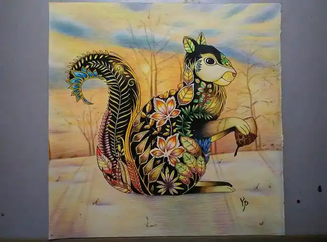 魔法森林～松鼠 完成