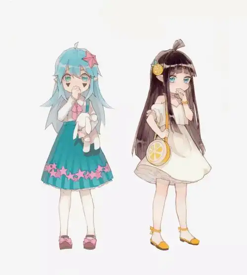 凹凸世界# 柠凯 安莉洁 凯莉 交换发卡 画师:一口酥酥酥