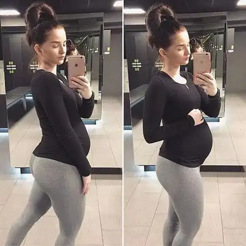 健身女神产后身材走样,在家健身只练臀腿,三个月后身材更好了!