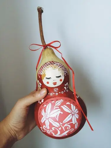 手绘葫芦.第二次画就顺手多了