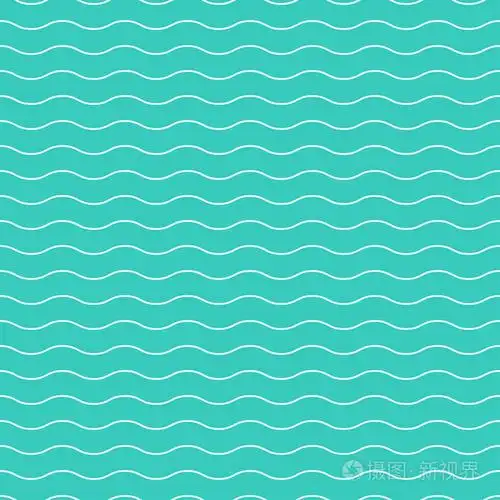 水波纹无缝的条纹的图案.简单的背景