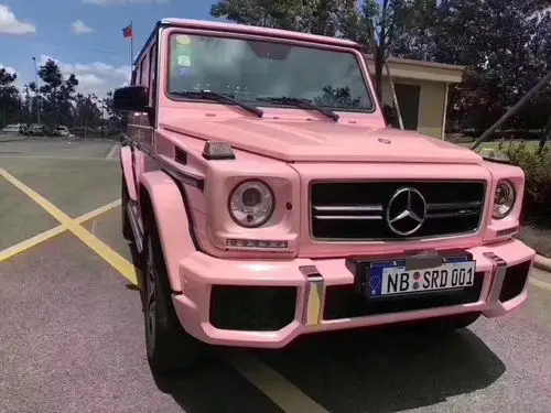 粉色大g给的安全感,像极了爱情!