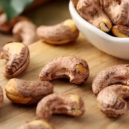 皮薄易脱肉脆咸香烘焙带皮腰果甄选型号w180特大腰果个大肉厚饱满有