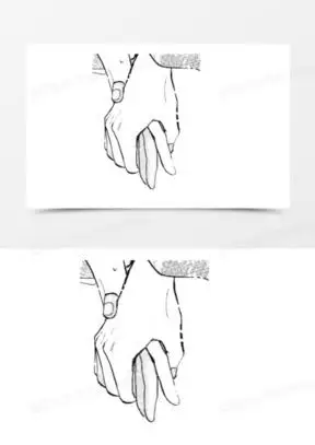 男女牵手图片唯美只有手