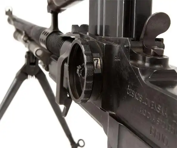 nazi marked zb 26 light machine gun.
