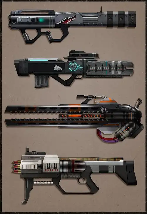 游戏武器原画设定