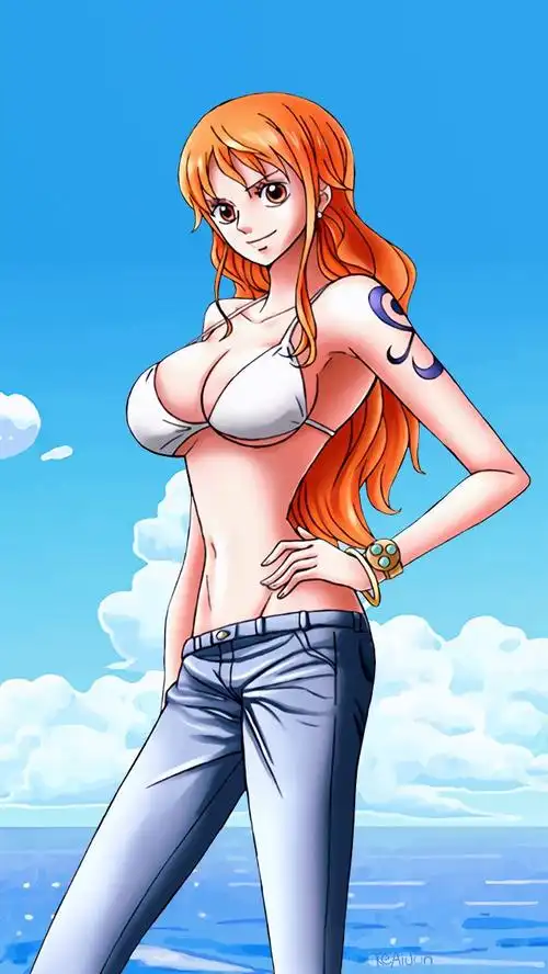 海贼王美女壁纸!蕾玖气质优雅,女帝休闲装犹如行走的衣架