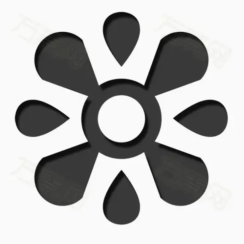 黑白圆形和水滴