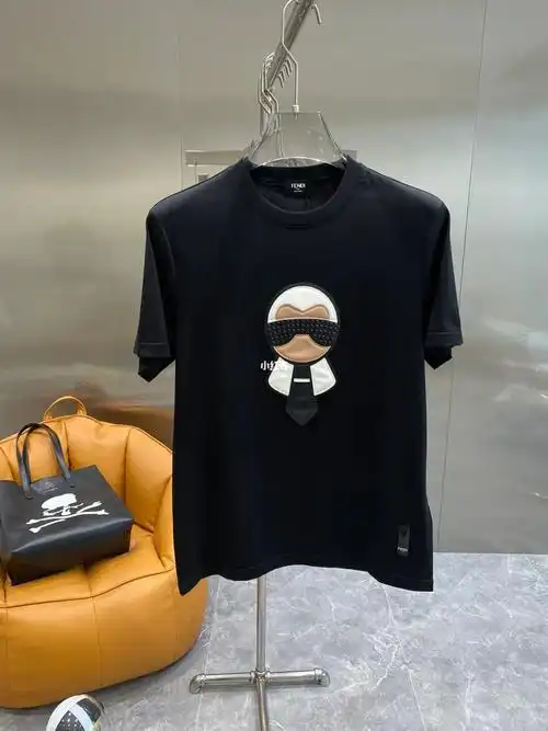 18#潮牌#潮牌男装#fendi芬迪老佛爷短袖t恤#短袖t恤#芬迪老佛爷刺绣