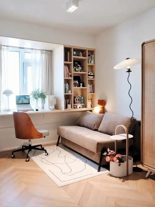 飘窗改书桌高颜值饮水机让桌面秒变水吧