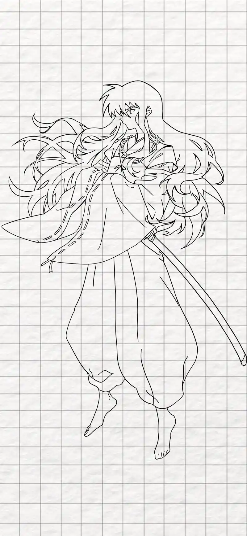 犬夜叉绘画过程.戈薇是犬夜叉的太阳#临摹#犬夜叉#动漫 - 抖音