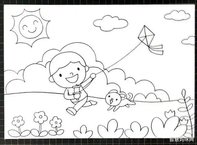 幼儿园中班春天画简笔画