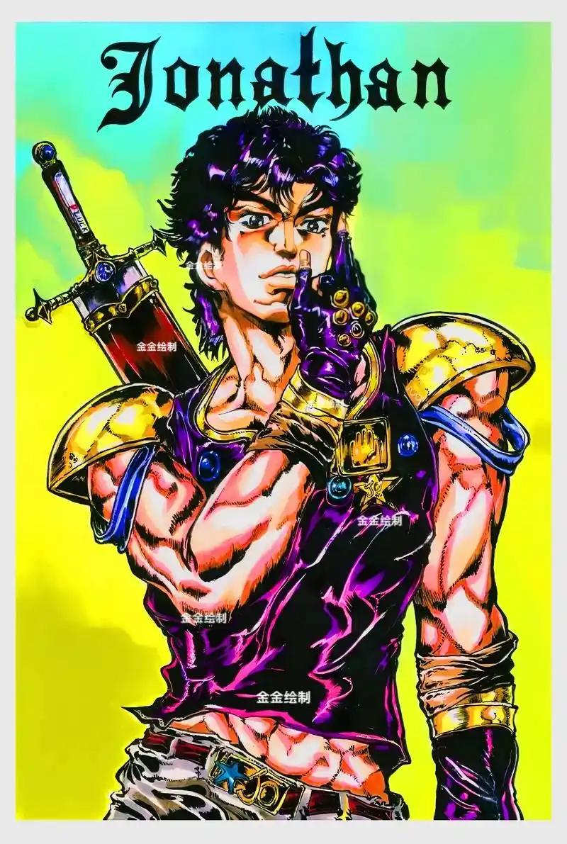 发一张去年的jojo 乔纳森乔斯达!谁不喜欢那个绅士的乔纳 - 抖音