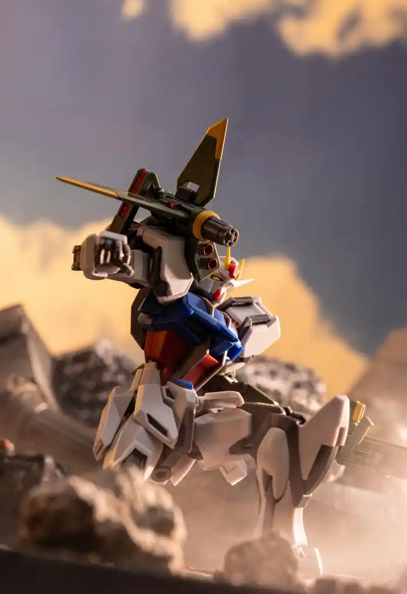模型欣赏:robot魂 机动战士高达seed 炮装强袭,by kldre.
