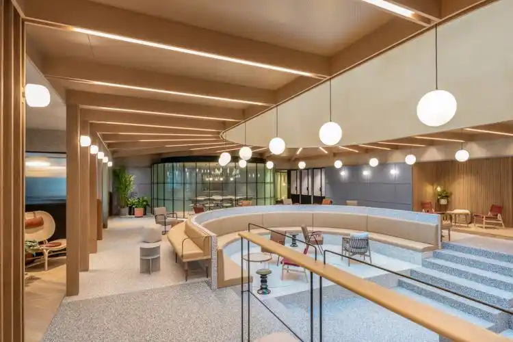 上海嘉里中心共享办公空间-联图建筑设计-办公空间设计案例-筑龙室内