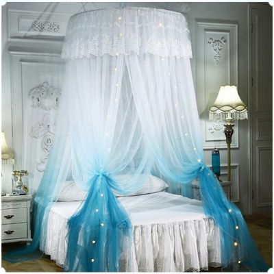 公主房间布置围帐 公主风床曼装饰女孩床头蔓纱床幔甜美少女梦幻