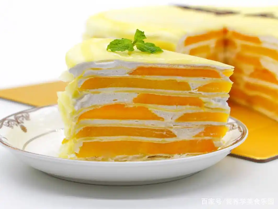 不需要抹面,更不需要裱花的芒果千层蛋糕来了