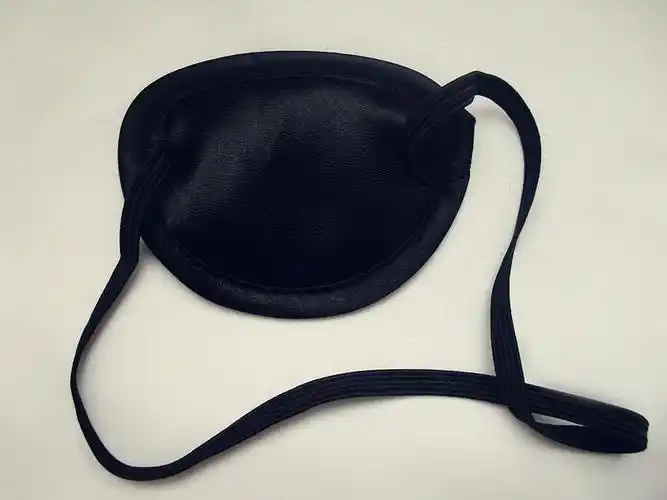 成人儿童真丝独眼眼罩 弱视全遮盖散光训练单眼眼罩厂家可定制