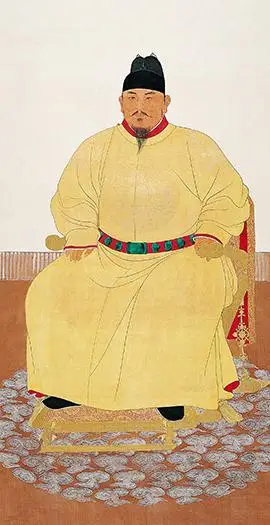 《元太祖成吉思汗像》《赵匡胤画像轴》帝王和皇族成员在明清肖像画中