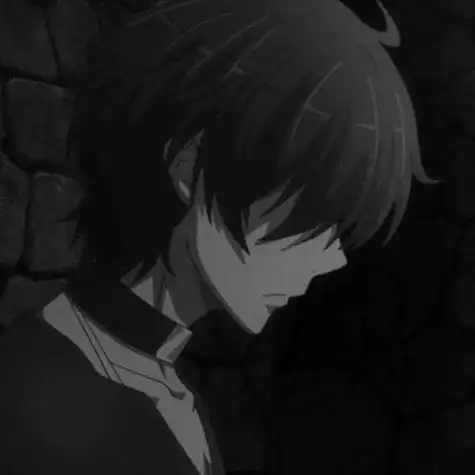 男生头像黑白侧脸伤感动漫 动漫头像图片大全 -【爱个性】