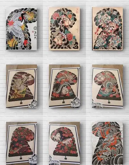 花臂手稿分享#花臂纹身  #花臂拼接