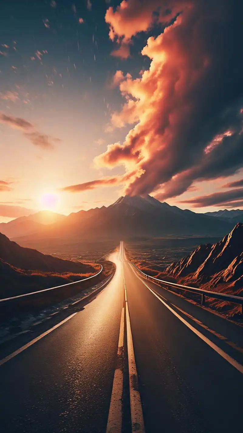 唯美远方道路壁纸,每一帧都是风景96 唯美远方道路壁纸来啦!