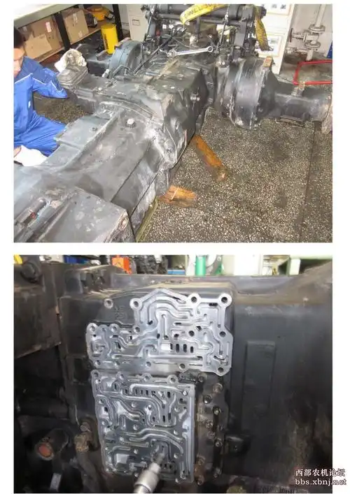 图解五征雷诺曼动力换挡变速箱维修全过程!