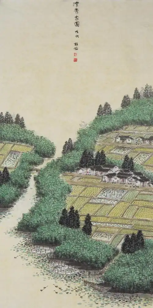 质朴,绘就田园风雅——小记佘桂裕的田园系列国画