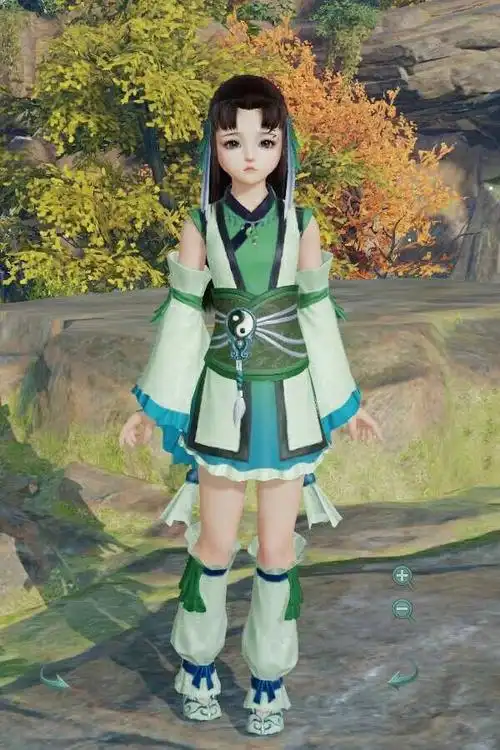 剑三咩萝校服道锁凡心怀雪套