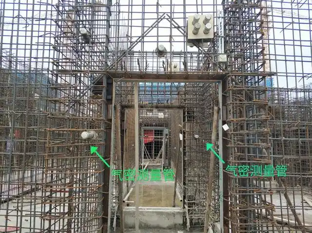 人防密闭通道,防毒通道气密测量管