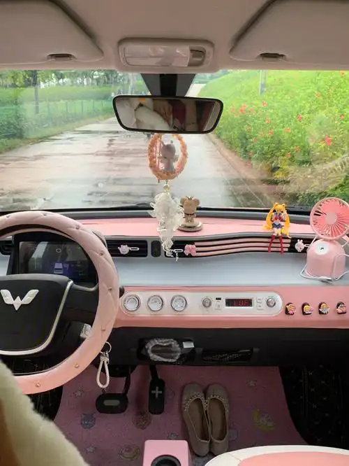 提车日记五菱宏光马卡龙内饰改造分享