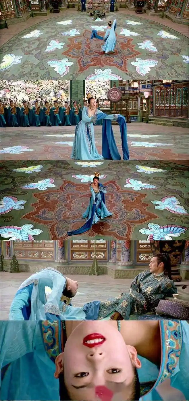 十面埋伏中的章子怡,一席水袖舞,一舞成名.服装妆容都好美!